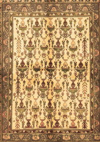 Animal Brown Traditional Rug, tr3929brn