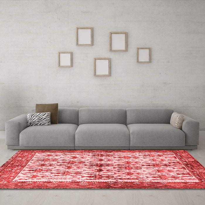 Traditional Red Washable Rugs