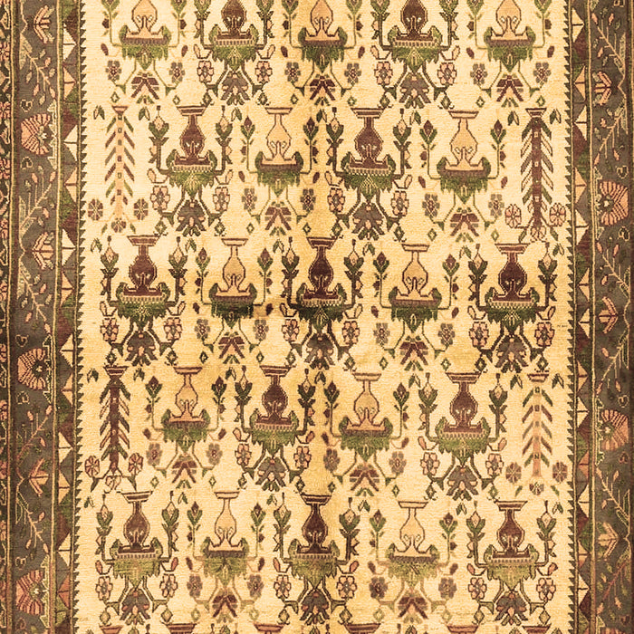 Machine Washable Animal Brown Traditional Rug, wshtr3929brn