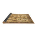 Sideview of Animal Brown Traditional Rug, tr3929brn