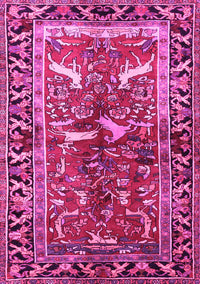 Animal Pink Traditional Rug, tr392pnk