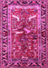 Animal Pink Traditional Rug, tr392pnk