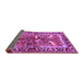 Sideview of Animal Purple Traditional Rug, tr392pur