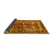 Sideview of Animal Yellow Traditional Rug, tr392yw