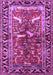 Animal Purple Traditional Rug, tr392pur