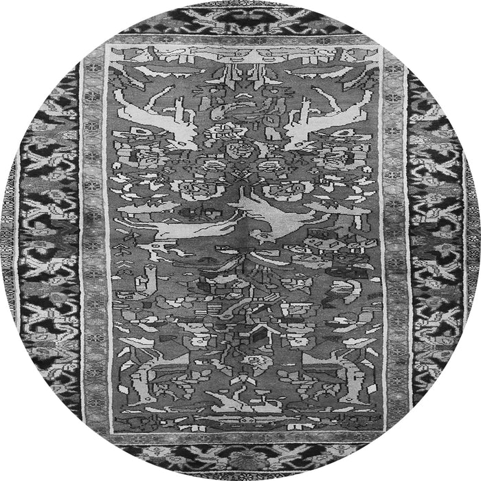 Machine Washable Animal Gray Traditional Rug, wshtr392gry