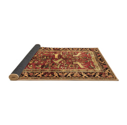 Sideview of Animal Brown Traditional Rug, tr392brn