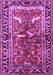 Machine Washable Animal Purple Traditional Area Rugs, wshtr392pur