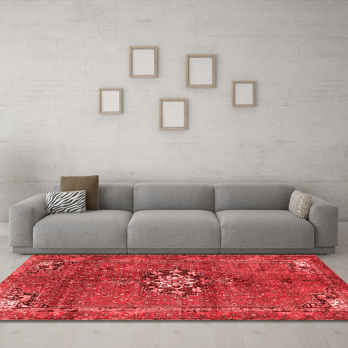Traditional Red Washable Rugs