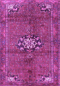 Medallion Purple Traditional Rug, tr3930pur