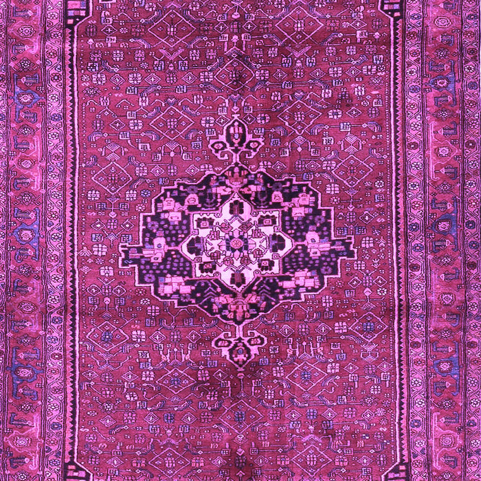Medallion Purple Traditional Rug, tr3930pur