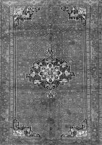 Medallion Gray Traditional Rug, tr3930gry