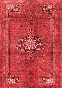 Medallion Red Traditional Rug, tr3930red