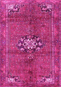 Medallion Pink Traditional Rug, tr3930pnk