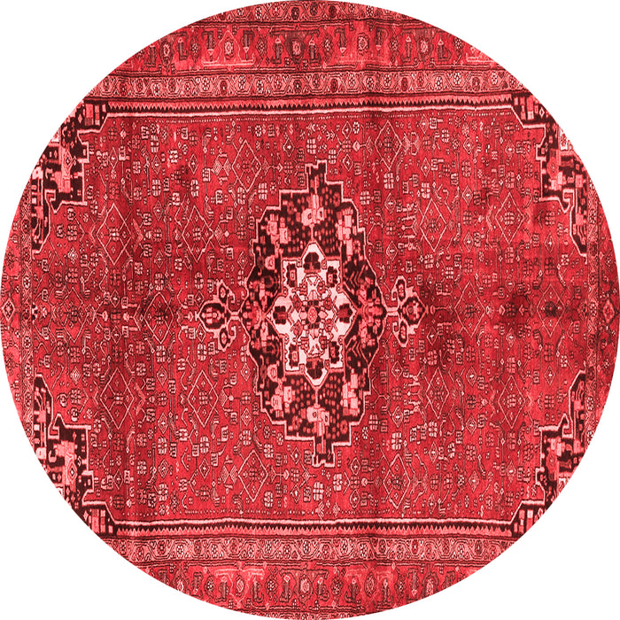 Medallion Red Traditional Rug, tr3930red