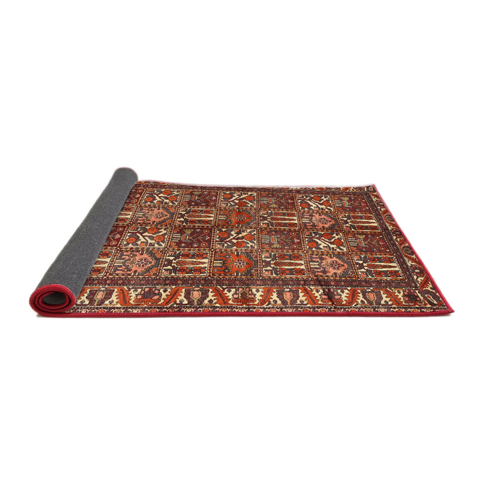 Sideview of Traditional Red Persian Rug, tr3931