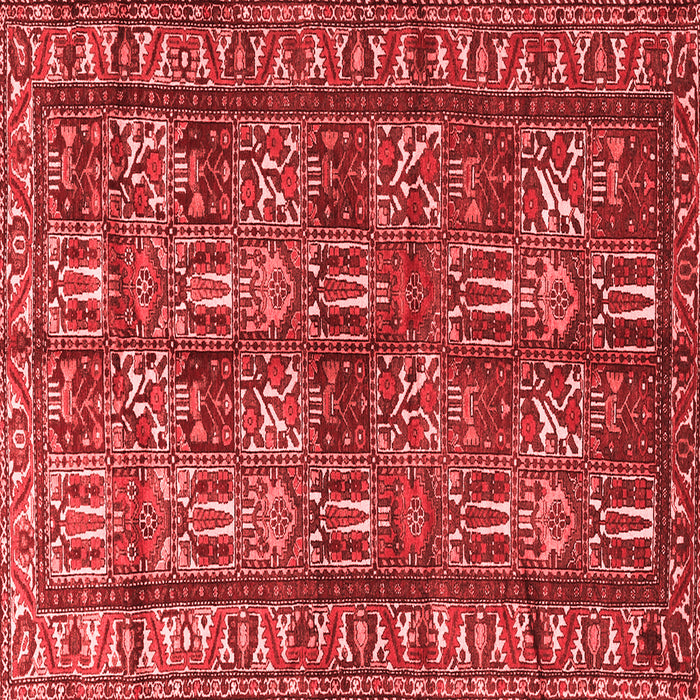 Machine Washable Persian Red Traditional Rug, wshtr3931red