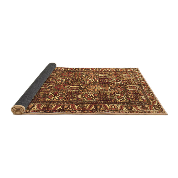 Sideview of Persian Brown Traditional Rug, tr3931brn