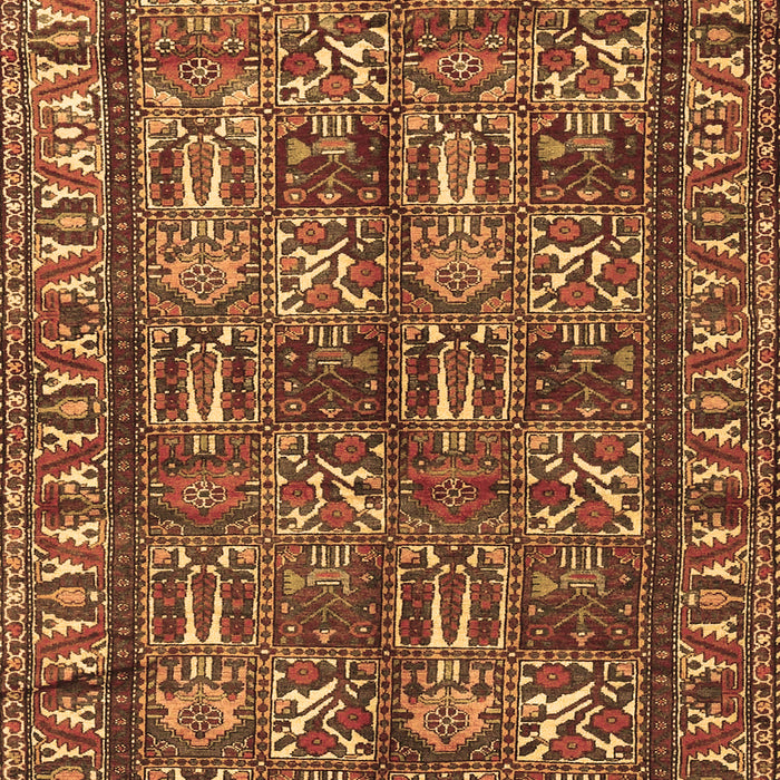Machine Washable Persian Brown Traditional Rug, wshtr3931brn