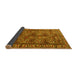 Sideview of Persian Yellow Traditional Rug, tr3931yw
