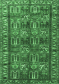 Persian Emerald Green Traditional Rug, tr3931emgrn