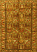 Machine Washable Persian Yellow Traditional Rug, wshtr3931yw