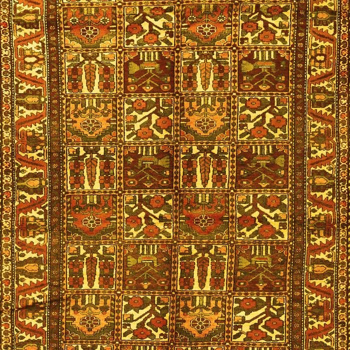 Machine Washable Persian Yellow Traditional Rug, wshtr3931yw