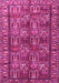 Machine Washable Persian Pink Traditional Rug, wshtr3931pnk