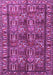 Machine Washable Persian Purple Traditional Area Rugs, wshtr3931pur