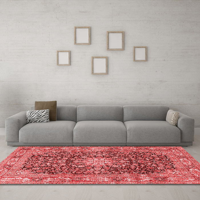 Traditional Red Washable Rugs
