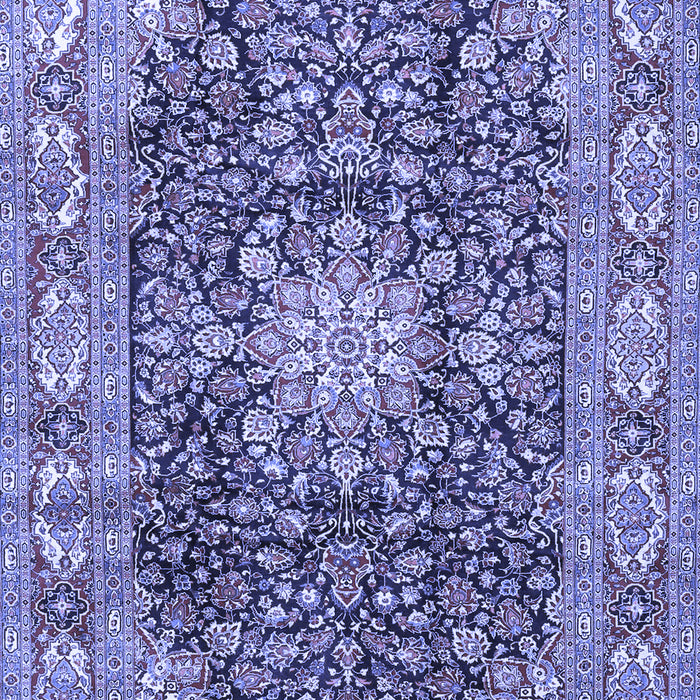 Medallion Blue Traditional Rug, tr3932blu