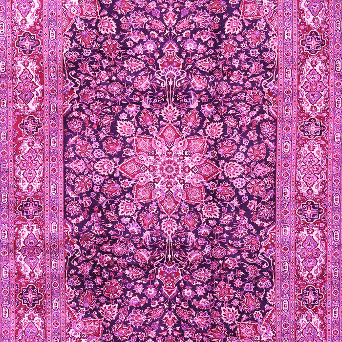 Medallion Pink Traditional Rug, tr3932pnk