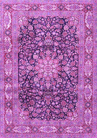 Medallion Purple Traditional Rug, tr3932pur