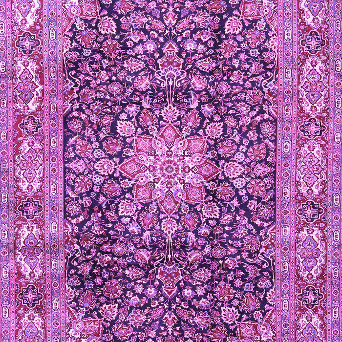 Medallion Purple Traditional Rug, tr3932pur