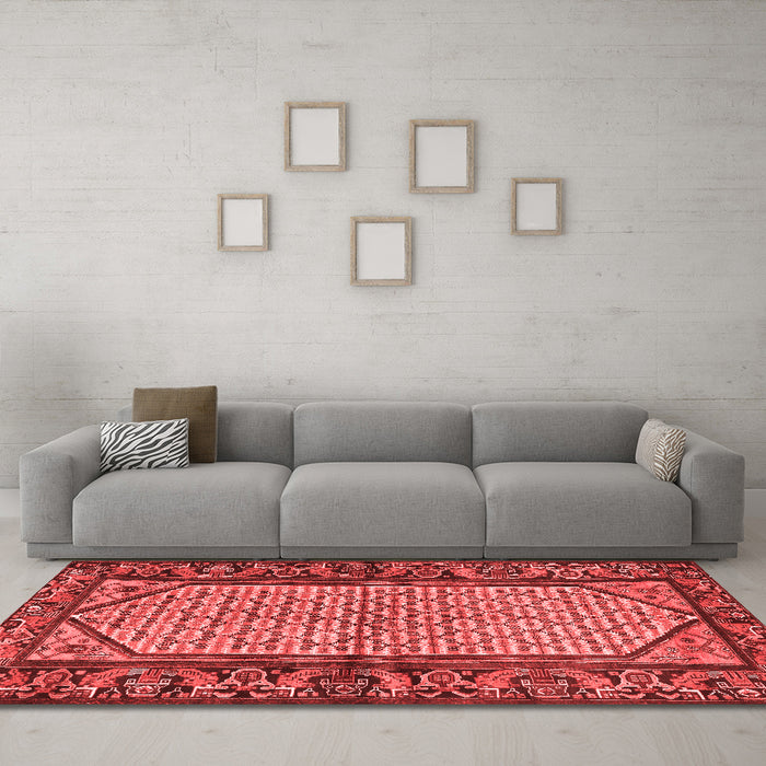 Traditional Red Washable Rugs