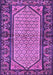 Machine Washable Persian Purple Traditional Area Rugs, wshtr3933pur