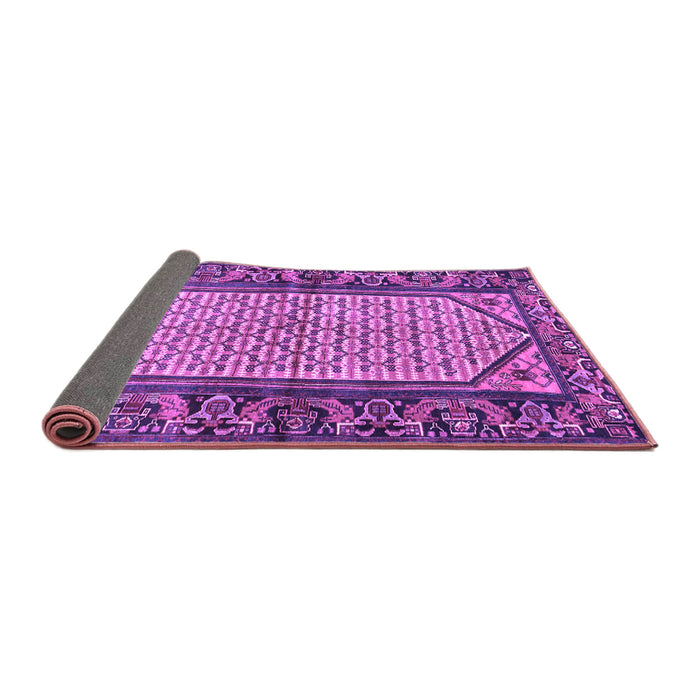 Sideview of Persian Purple Traditional Rug, tr3933pur