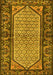 Machine Washable Persian Yellow Traditional Rug, wshtr3933yw