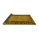 Sideview of Persian Yellow Traditional Rug, tr3933yw