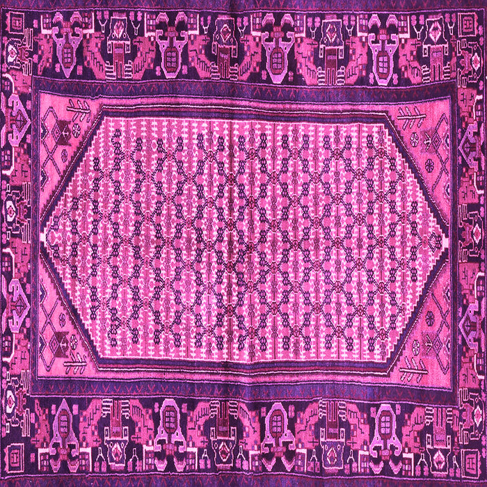 Square Persian Pink Traditional Rug, tr3933pnk