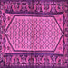 Square Persian Pink Traditional Rug, tr3933pnk