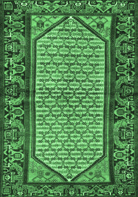 Persian Emerald Green Traditional Rug, tr3933emgrn