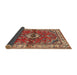 Sideview of Traditional Red Persian Rug, tr3934