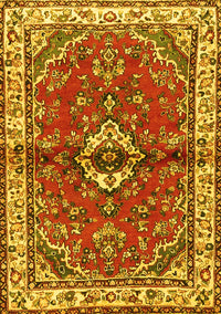 Persian Yellow Traditional Rug, tr3934yw