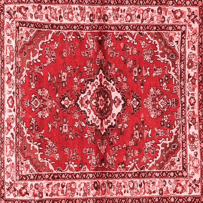 Machine Washable Persian Red Traditional Rug, wshtr3934red