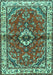 Persian Turquoise Traditional Rug, tr3934turq