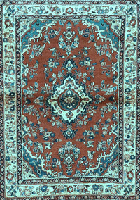Persian Light Blue Traditional Rug, tr3934lblu