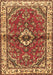 Machine Washable Persian Brown Traditional Rug, wshtr3934brn