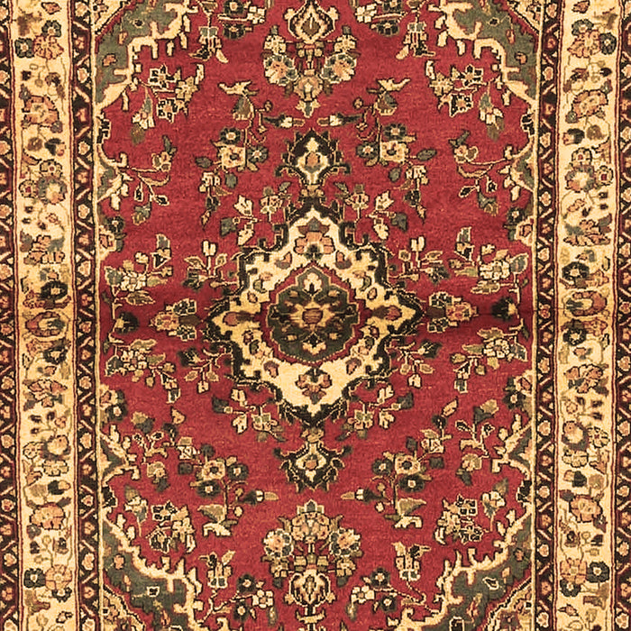 Machine Washable Persian Brown Traditional Rug, wshtr3934brn