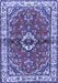 Machine Washable Persian Blue Traditional Rug, wshtr3934blu